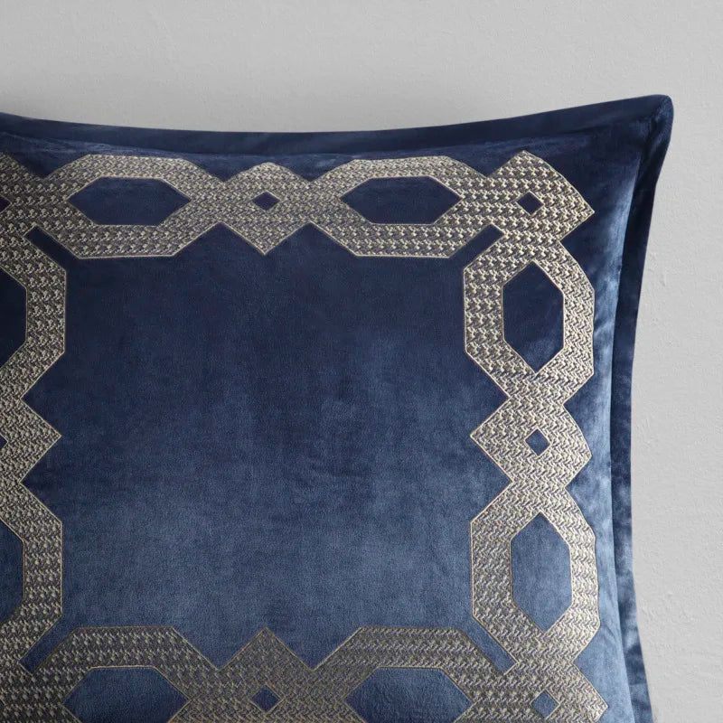 European Pillow Sham Navy 26x26
