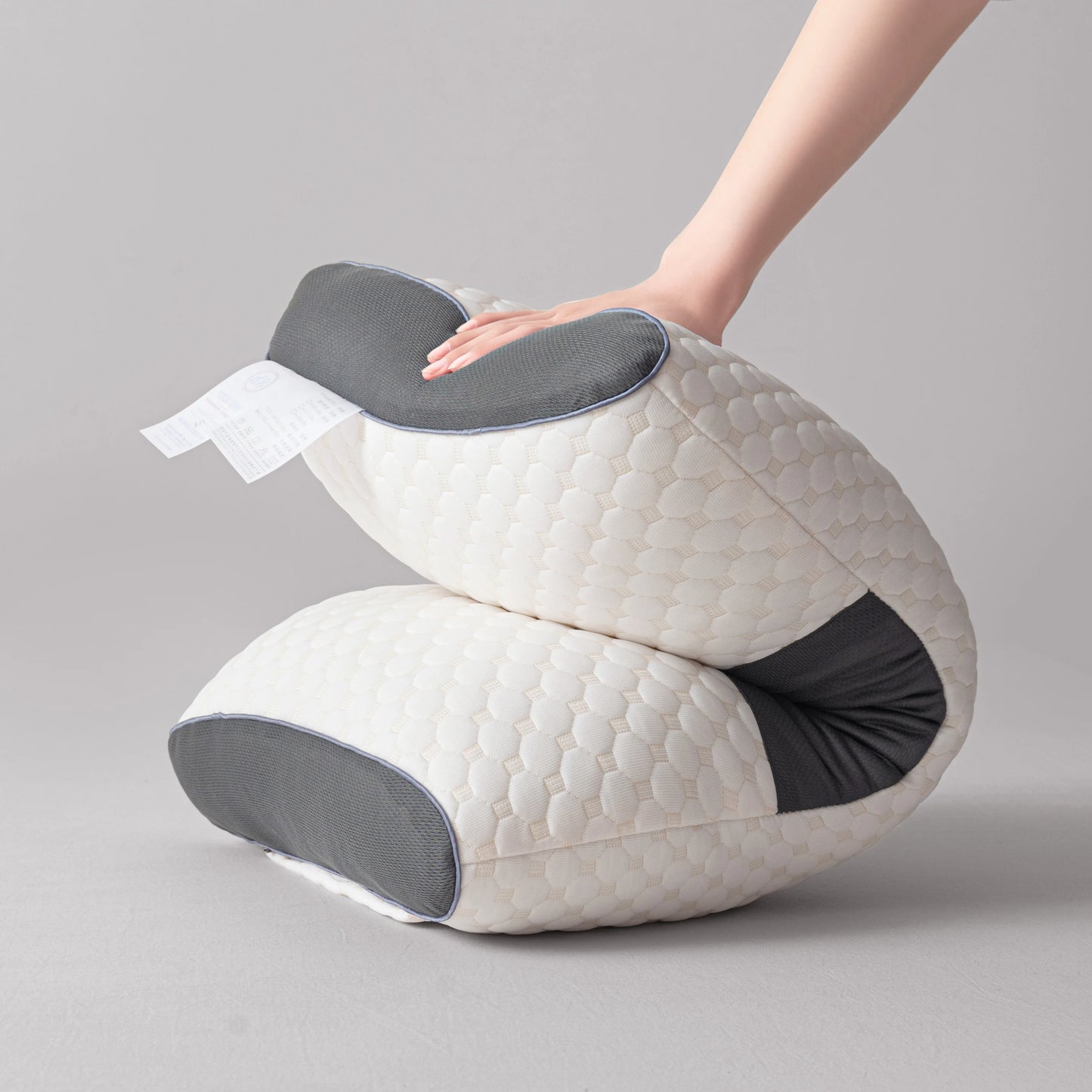1pc/2pcs Neck Pillow For Sleeping Soft, Adjustable Ergonomic Contour Support Pillow, High Quality Pillow Core, Removable Cove