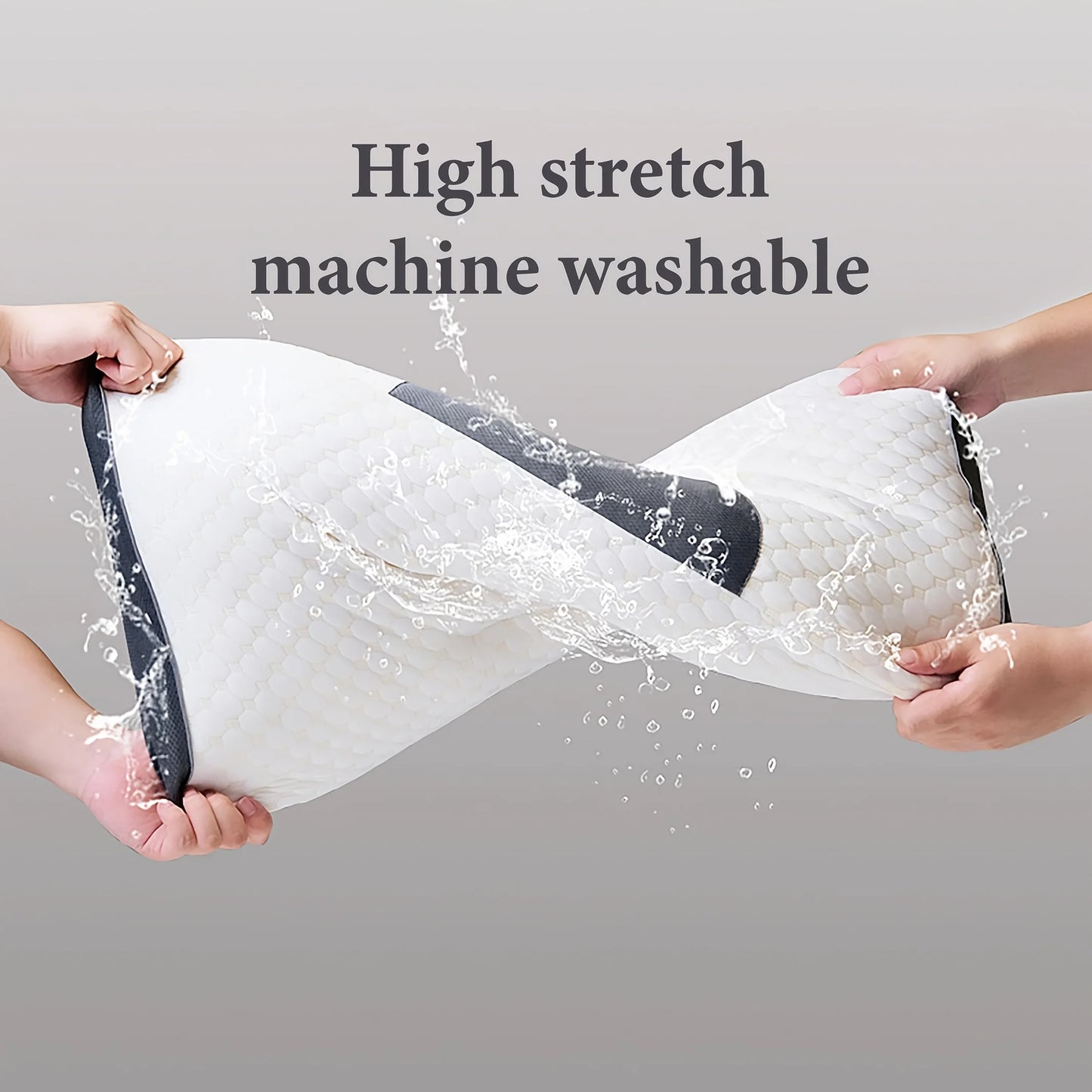 1pc/2pcs Neck Pillow For Sleeping Soft, Adjustable Ergonomic Contour Support Pillow, High Quality Pillow Core, Removable Cove