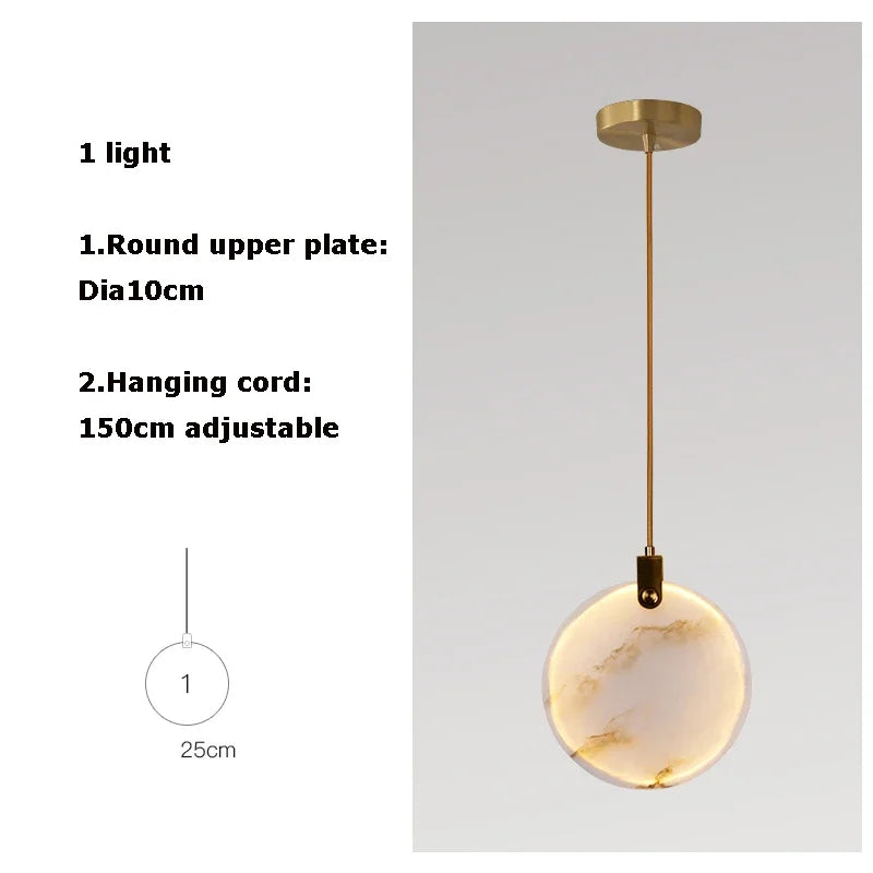 Scandinavian LED Marble Gold Home Decor Designer Chandelier Lighting 2025 New Trend Living Room Tone Chandelier
