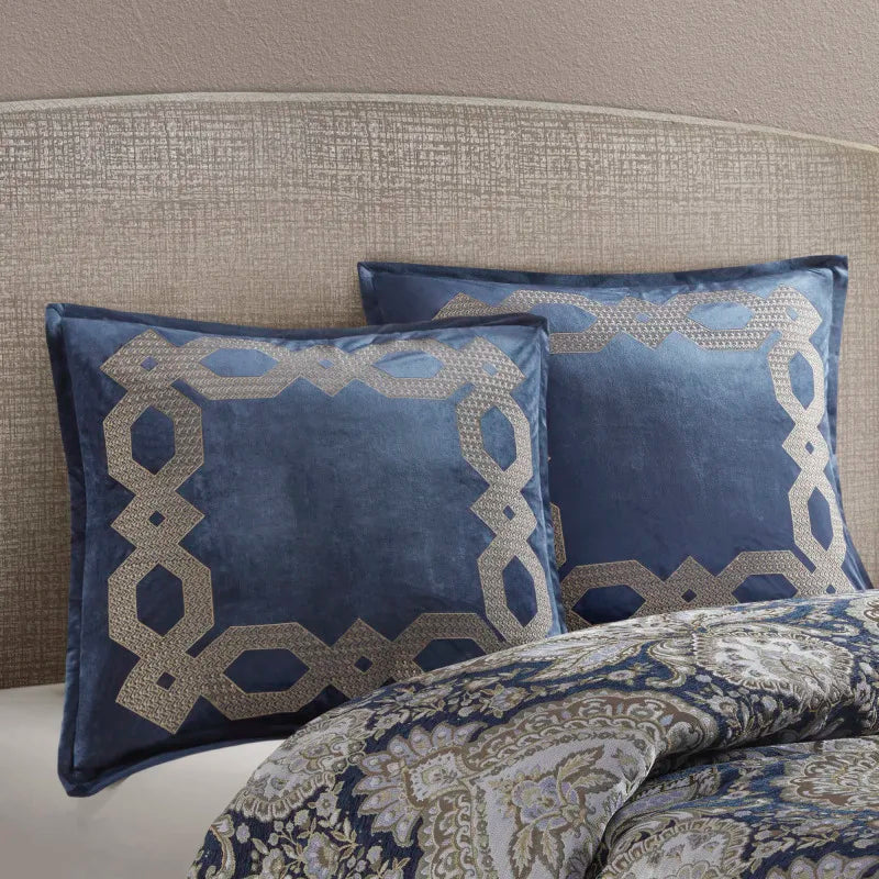 European Pillow Sham Navy 26x26