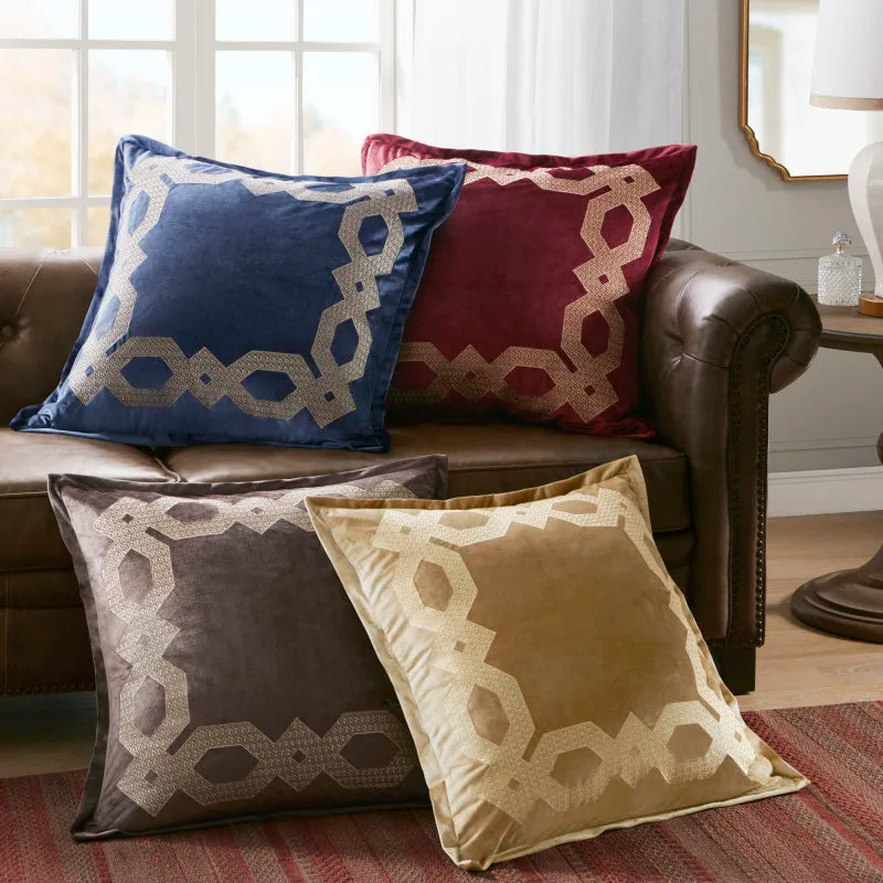 European Pillow Sham Navy 26x26